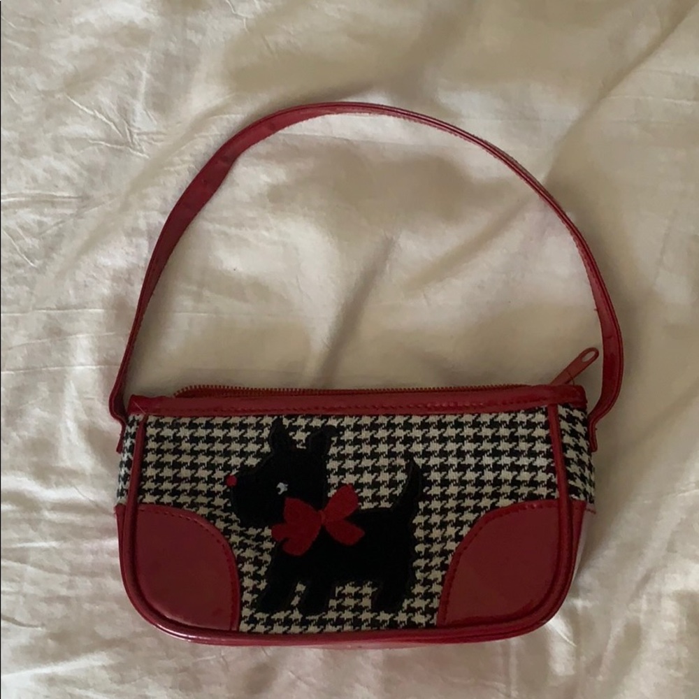 Retro pup mini purse